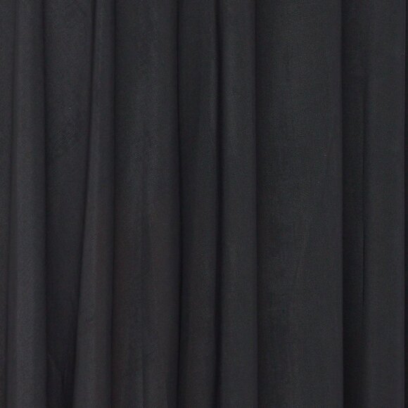 LOVE POEM Black Pleated Midi Skirt | Flowy High Waist A-Line Skirt - Picture 6 of 6